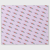 Rainbow Narwhal Cadeaupapier (Vlak)