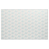 Rainbow Narwhal Kawaii Pattern in Pastel Blue Stof (Yard (91,4 cm))