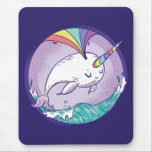 Rainbow Narwhal Muismat (Voorkant)