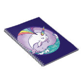 Rainbow Narwhal Notitieboek (Rechterzijde)