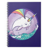 Rainbow Narwhal Notitieboek (Voorkant)