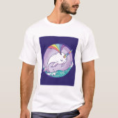Rainbow Narwhal T-shirt (Voorkant)