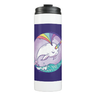Rainbow Narwhal Thermosbeker