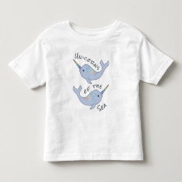 Rainbow Narwhal Zee Unicorn Toddler T-Shirt