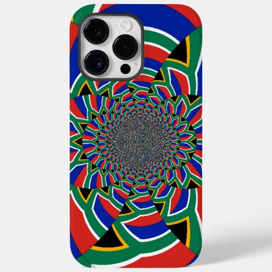 Rainbow Nation: Levendige Zuid-Afrikaanse kunstpri Case-Mate iPhone Case (Achterkant)