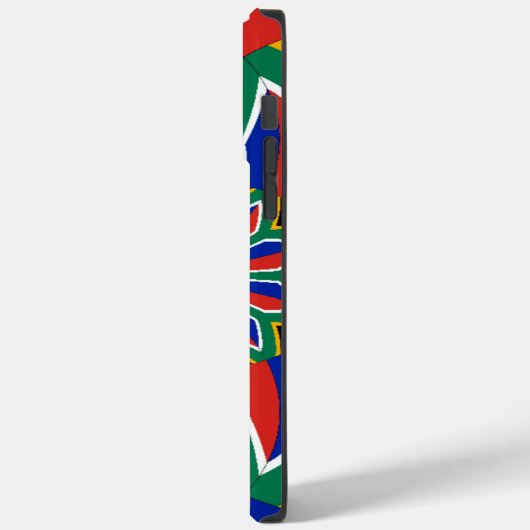Rainbow Nation: Levendige Zuid-Afrikaanse kunstpri Case-Mate iPhone Case (Achterkant / Links)