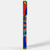 Rainbow Nation: Levendige Zuid-Afrikaanse kunstpri Case-Mate iPhone Case (Achterkant / Rechts)