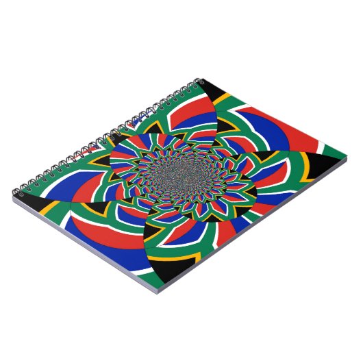 Rainbow Nation: Levendige Zuid-Afrikaanse kunstpri Notitieboek (Linkerzijde)