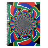 Rainbow Nation: Levendige Zuid-Afrikaanse kunstpri Notitieboek (Voorkant)