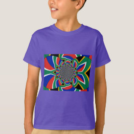 Rainbow Nation: Levendige Zuid-Afrikaanse kunstpri T-shirt