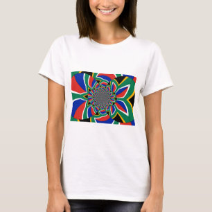 Rainbow Nation: Levendige Zuid-Afrikaanse kunstpri T-shirt