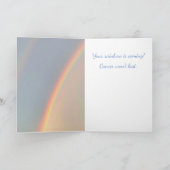 Rainbow Natuur Cancer Support Kaart (Binnen)