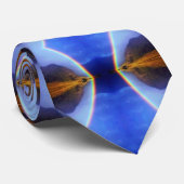 Rainbow-natuur geïnspireerd patroon stropdas (Opgerold)