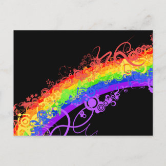 Rainbow Nebula Vector Rainbow Briefkaart