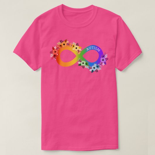 Rainbow Neurodiversity is Beauful ADHD Autisme Aw T-shirt (Design voorkant)