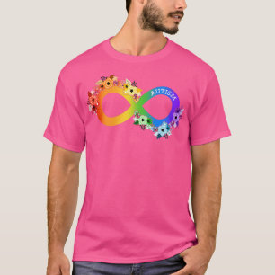 Rainbow Neurodiversity is Beauful ADHD Autisme Aw T-shirt