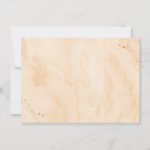 Rainbow Neutral Gold Pastel Baby shower Bedankt (Achterkant)