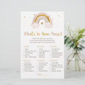 Rainbow Neutral Gold Wat zit er in je Purse Game (Staand voorkant)