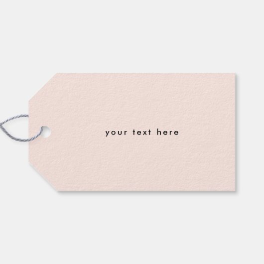 Rainbow Neutrale Business Logo Handmade Custom Cadeaulabel (Achterkant Horizontaal)