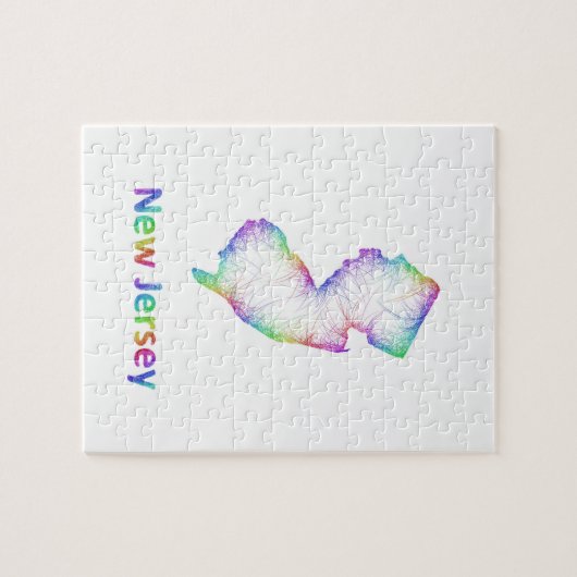 Rainbow New Jersey Legpuzzel (Horizontaal)