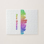 Rainbow New Orleans skyline Legpuzzel (Horizontaal)