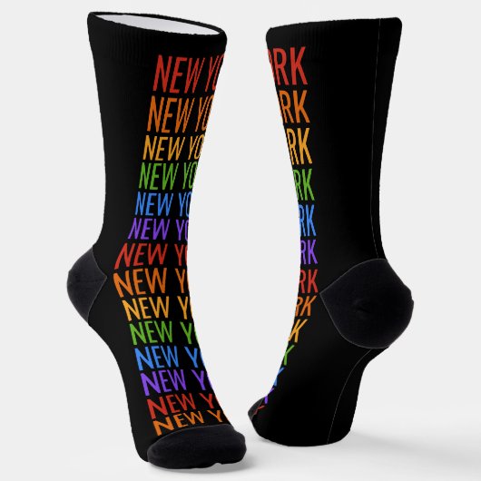 Rainbow NEW YORK Sokken (Gebogen)