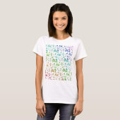 Rainbow New Zealand Pattern T-shirt (Voorkant volledig)