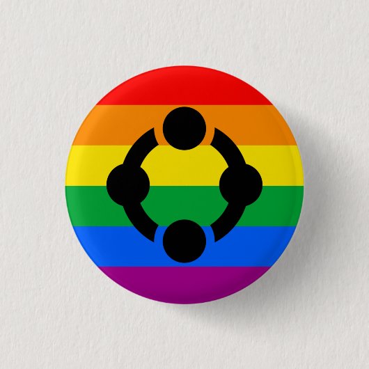 Rainbow Niche Pride Flag Ronde Button 3,2 Cm (Voorkant)