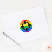 Rainbow Niche Pride Flag Ronde Sticker (Envelop)