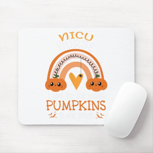 Rainbow Nicu zuster Cutest Pumpkins in the Patch H Muismat (Met muis)