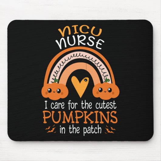 Rainbow Nicu zuster Cutest Pumpkins in the Patch H Muismat (Voorkant)