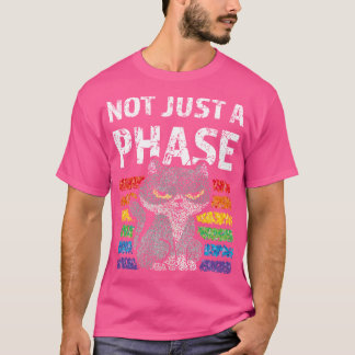 Rainbow niet alleen een fase trots katten gay t-shirt