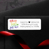 Rainbow Niets Fancy gewoon liefde | Weddenschap Etiket