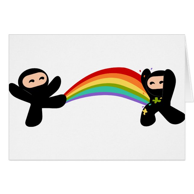 Rainbow Ninja Kick (Voorkant Horizontaal)