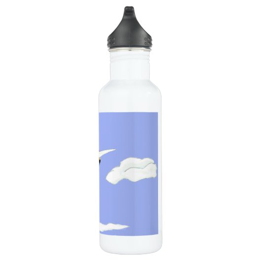 Rainbow Ninja Narwhal die vliegt met fles (Rechts)