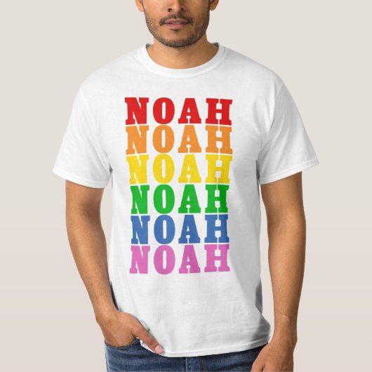 Rainbow Noah T-shirt (Voorkant)