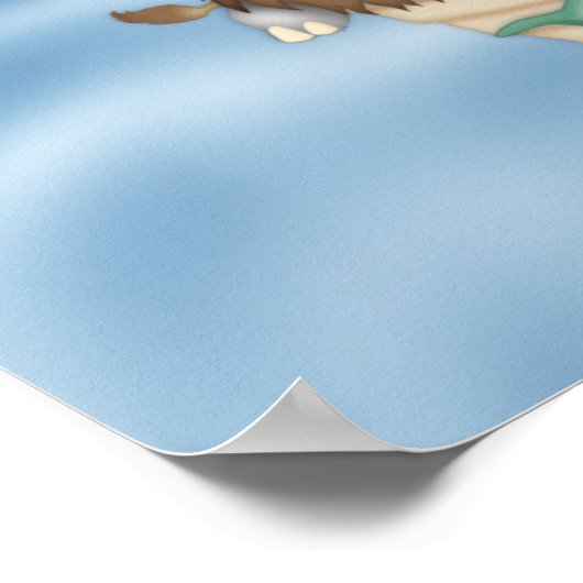 RAINBOW NOAHS ARK NURSERY DECORATION Poster (Hoek)