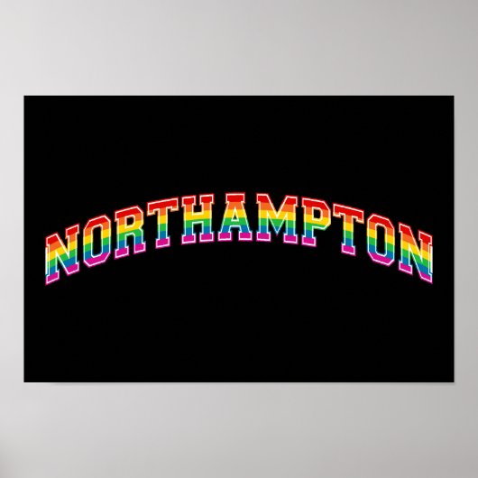Rainbow Northampton Poster (Voorkant)