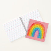 Rainbow notebook. notitieboek (Binnen)