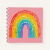 Rainbow notebook. notitieboek (Voorkant)