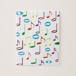 Rainbow Notes Puzzle Legpuzzel