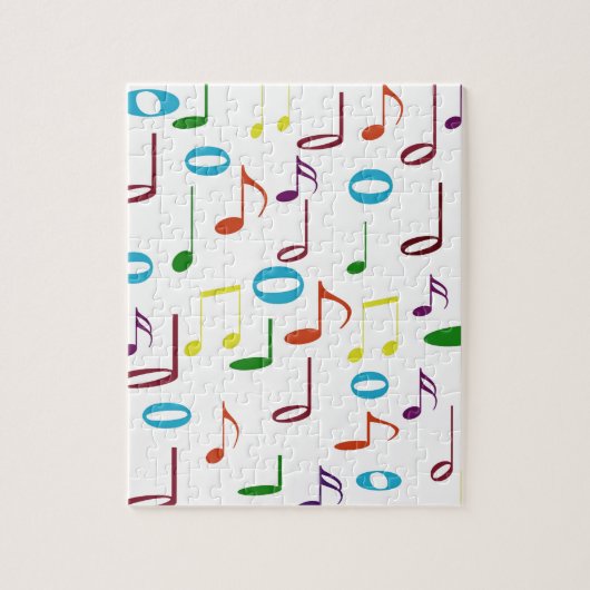 Rainbow Notes Puzzle Legpuzzel (Verticaal)