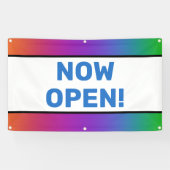 Rainbow Nu Open Banner (Horizontaal)