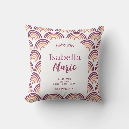 Rainbow Nursery Keepsake Sierkussen (Voorkant)