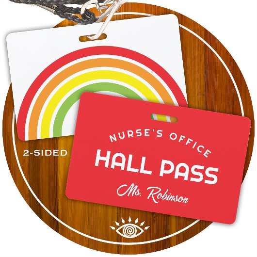 Rainbow Nurses kantoor Pass voor schoolklas Badge