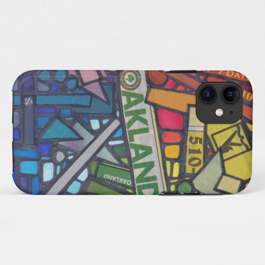 Rainbow Oakland Case-Mate iPhone Case (Achterkant (horizontaal))