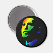 Rainbow Obama magneet (Voorkant / Achterkant)