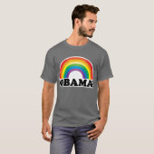Rainbow Obama T-shirt (Voorkant volledig)