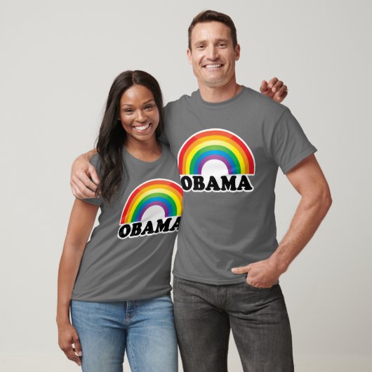 Rainbow Obama T-shirt (Unisex)