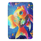 Rainbow Ocean Reef Fish Design Badmat (Voorkant Verticaal)